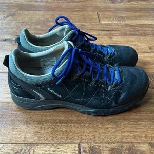 Lowa Focus LL Low Hiking Boots Trail Shoes Leather Lined Suede Mens Size 10.5